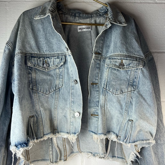 Balenciaga Deconstructed Denim Jacket, 1 - Picture 2 of 16